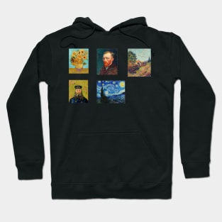 Van Gogh Famous Art Painting Pack Hoodie